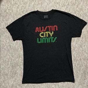 Austin City Limits Black Graphic Tee